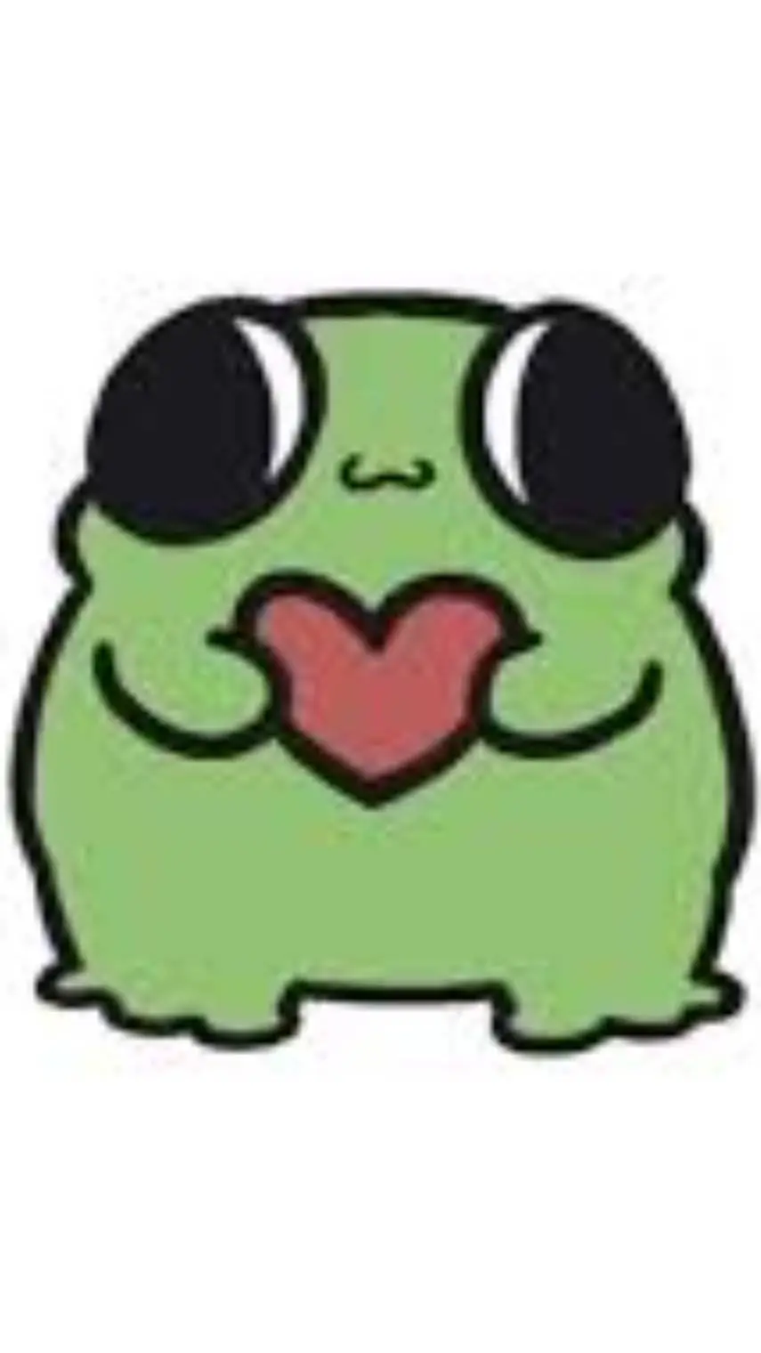 ai character: froggy  background