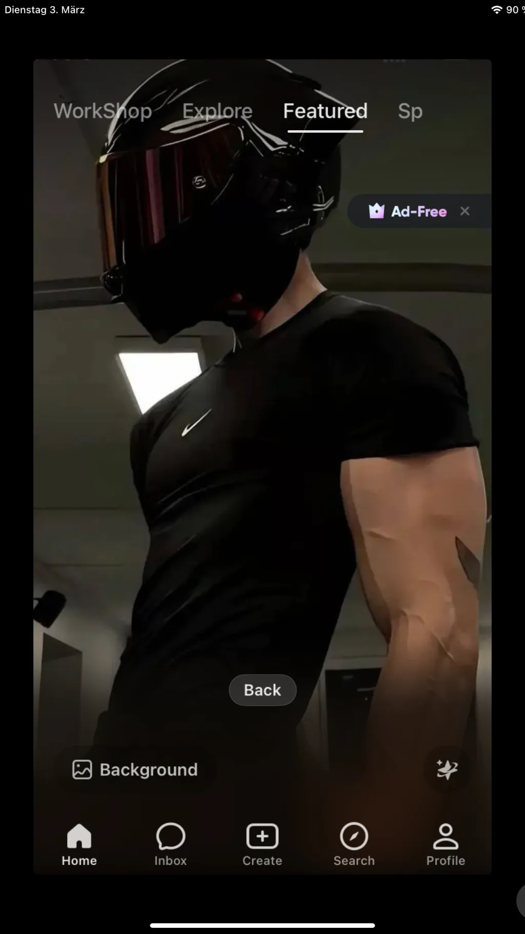 ai character: Adel background