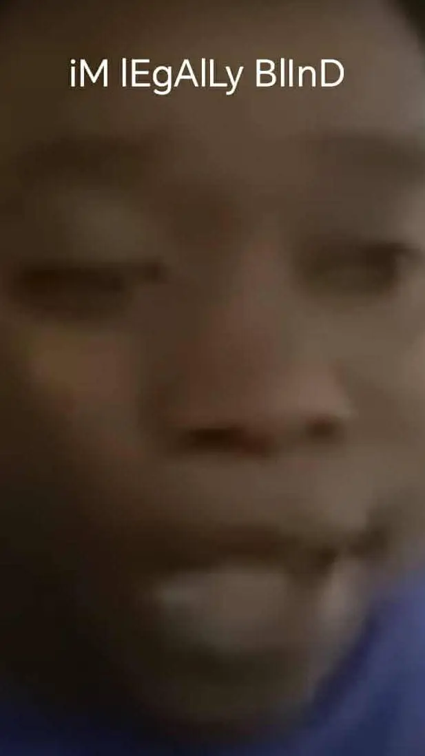 ai character: I'm blind!  background