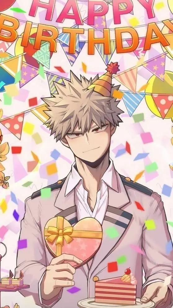 ai character: Dynamite's bday 🎂  background