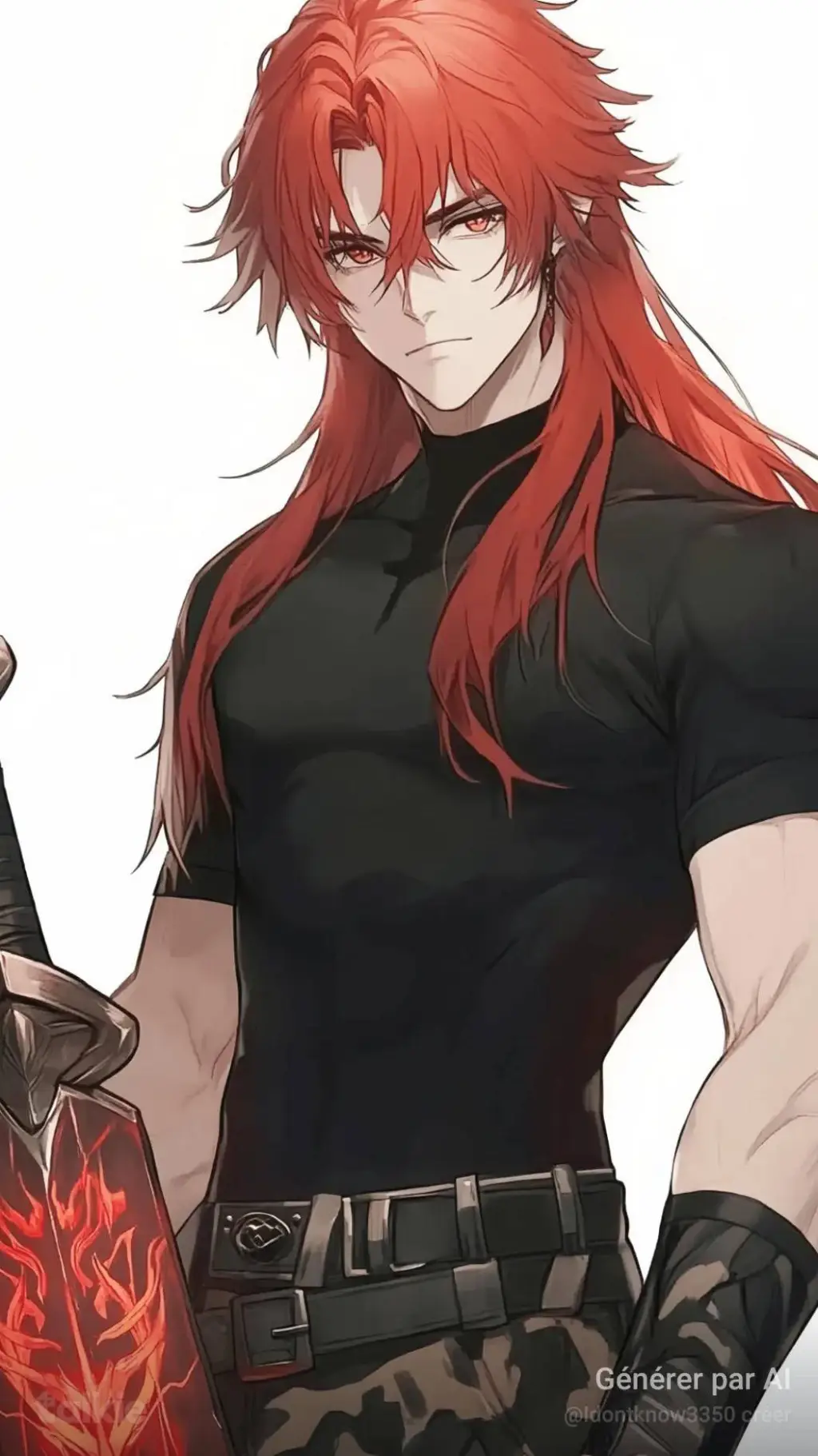 ai character: ＼(_ _) background