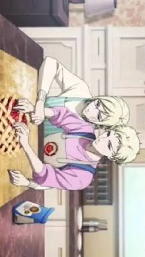 ai character: Migi and Dali background