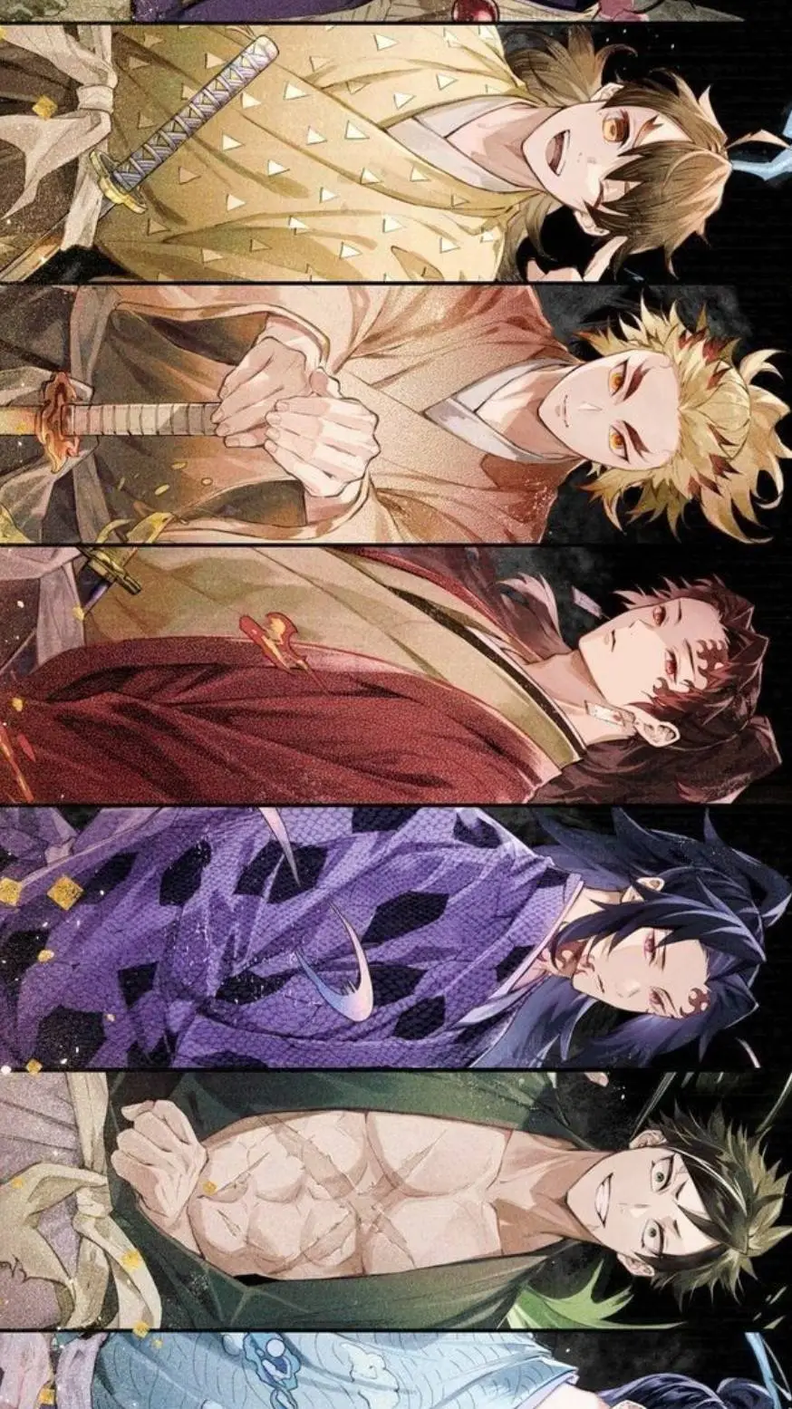 ai character: Demon Slayer  background