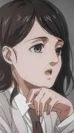ai character: Pieck Finger background