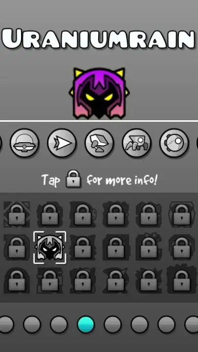 ai character: Geometry dash  background