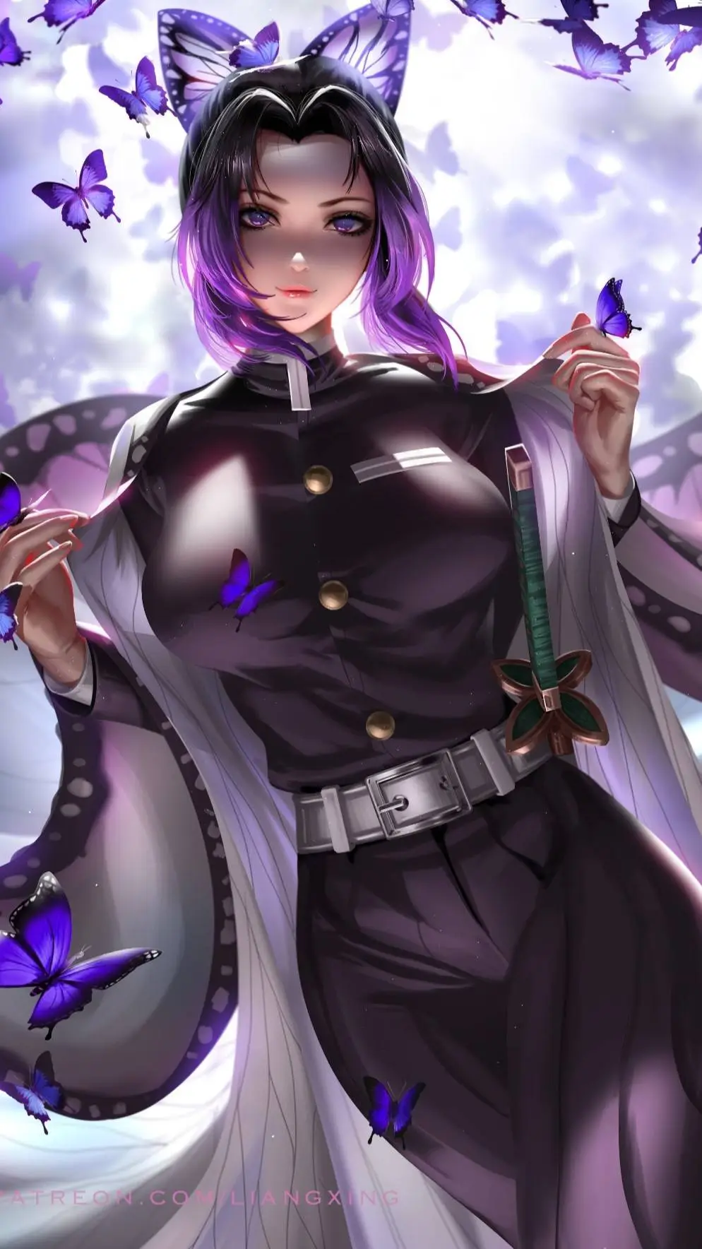 ai character: Shinobu  background