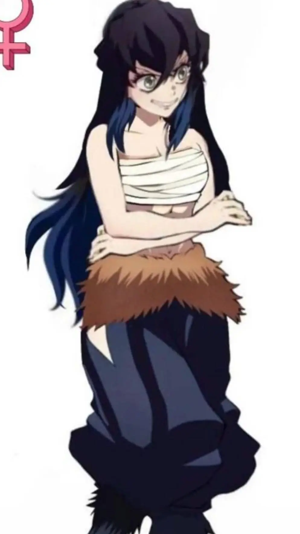 ai character: Inoseke  background