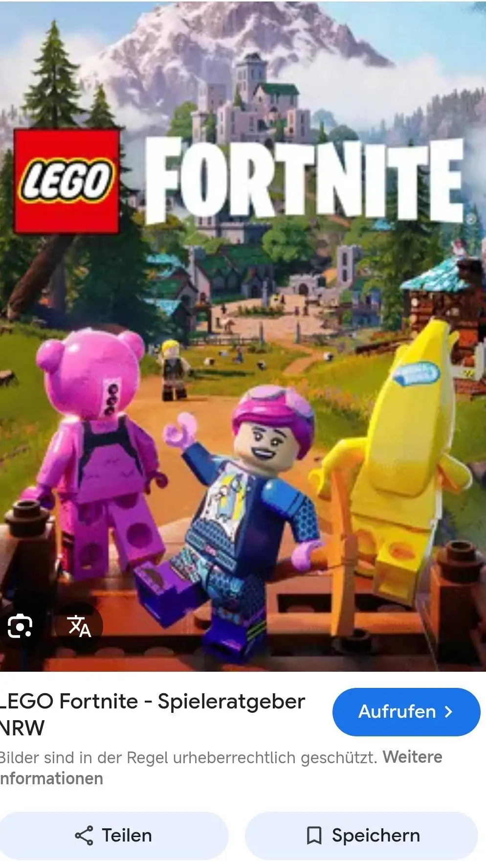 ai character: Lego Fortnite  background