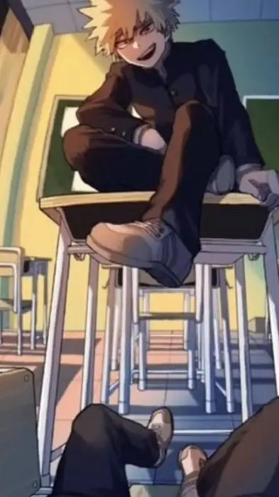ai character: kacchan katsuki  background