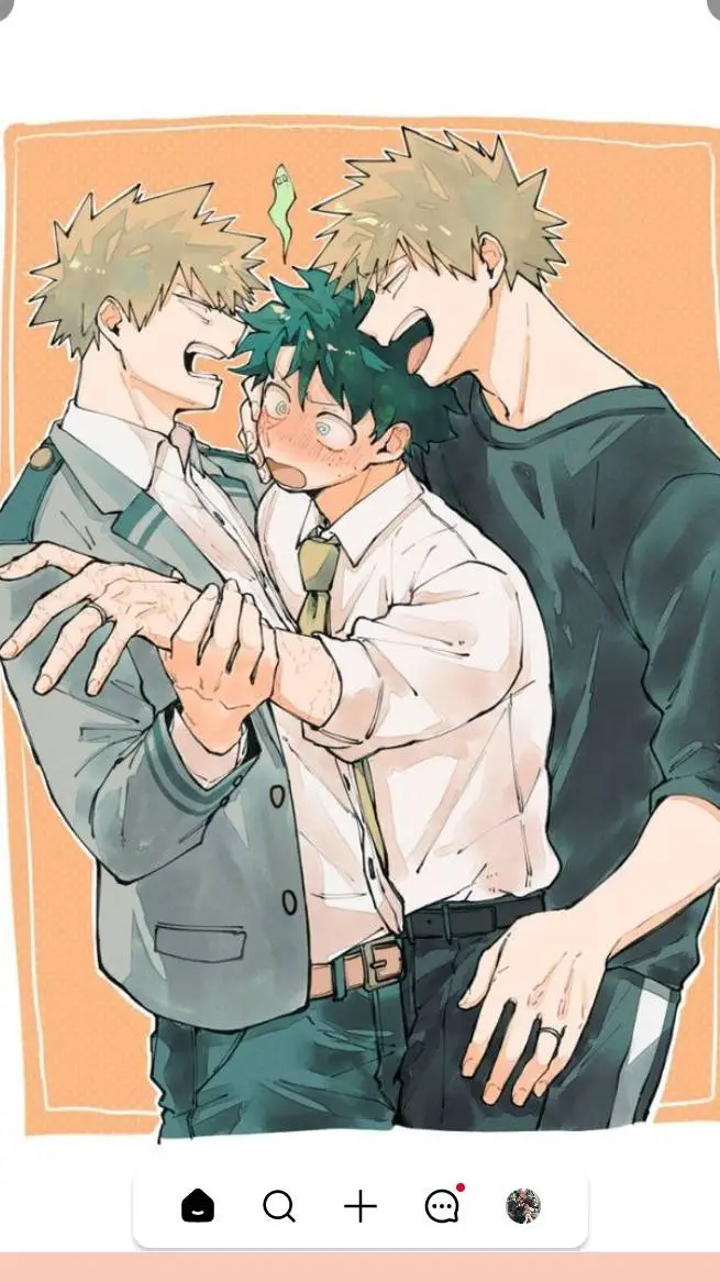 ai character: bakugo e kacchan  background