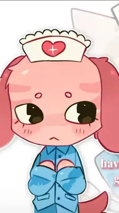 ai character: 🩷Nurse🐶 background