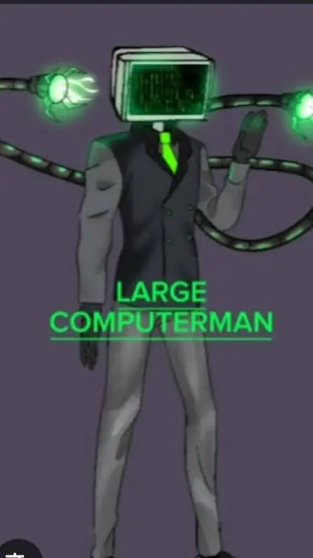 ai character: Computer Man background