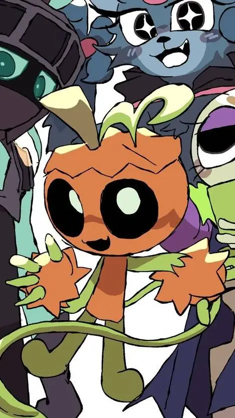 ai character: Хеллоуин  background