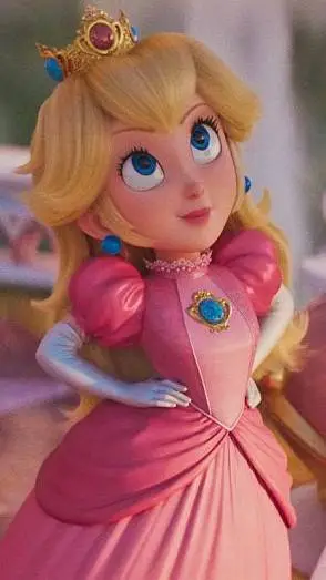 ai character: Princess Peach background