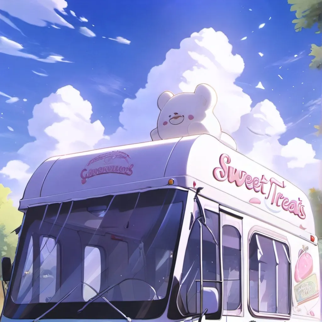 chat with ai character: Ice cream van