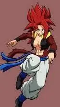 ai character: gogeta chica background