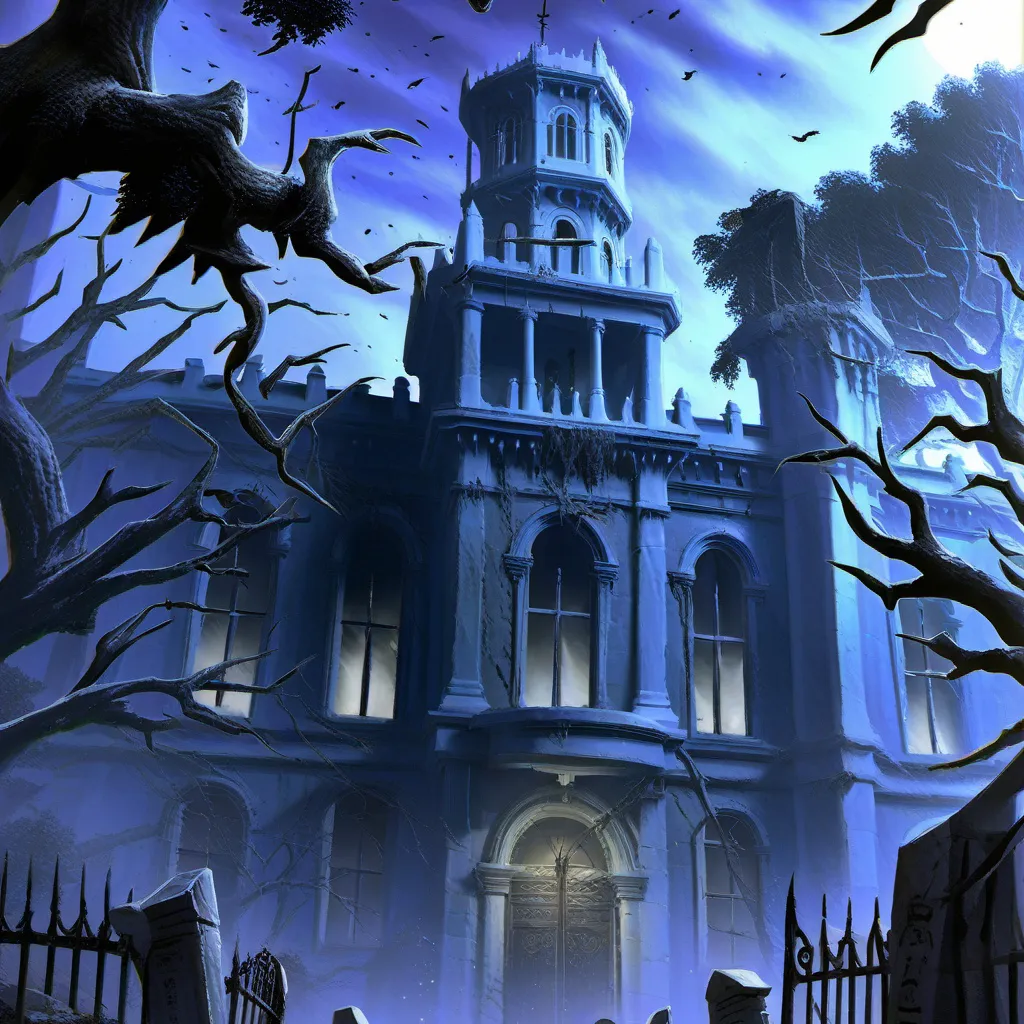 chat with ai character: Mha haunted house