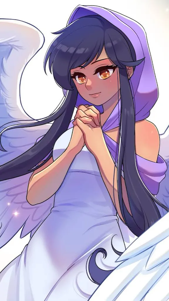 ai character: Aphmau godness background