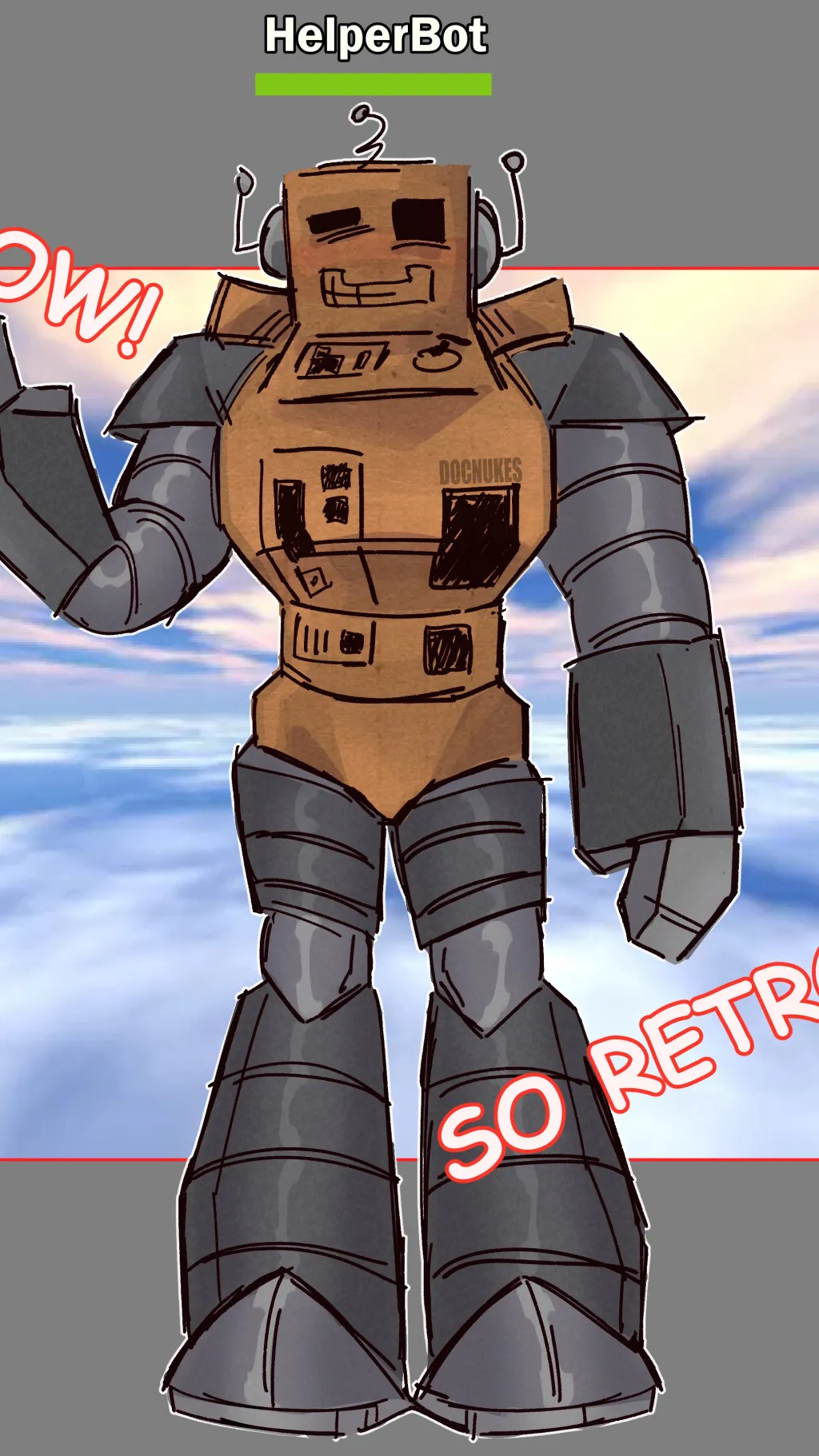 ai character: H3LP3RB0T! background