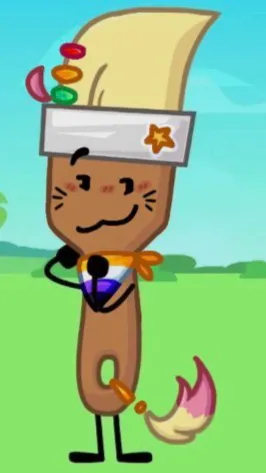 ai character: Painty  background