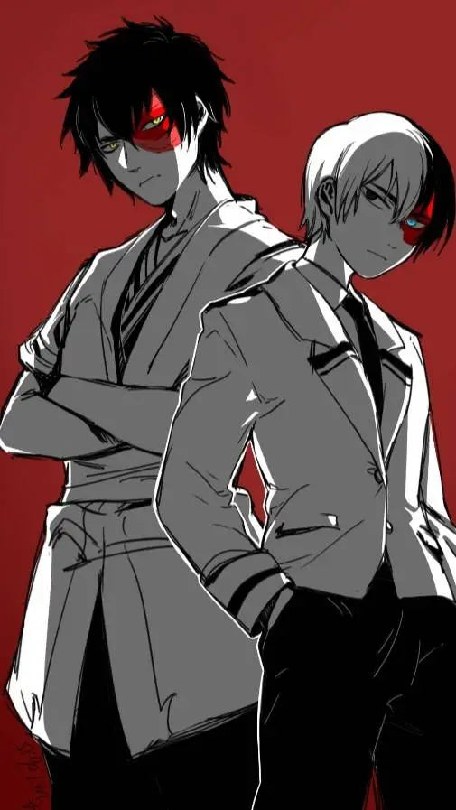 ai character: zuko todoroki background
