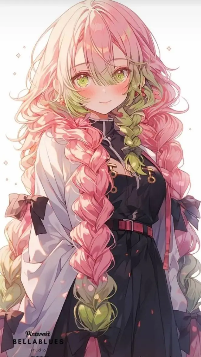 ai character: Mitsuri Karonji  background