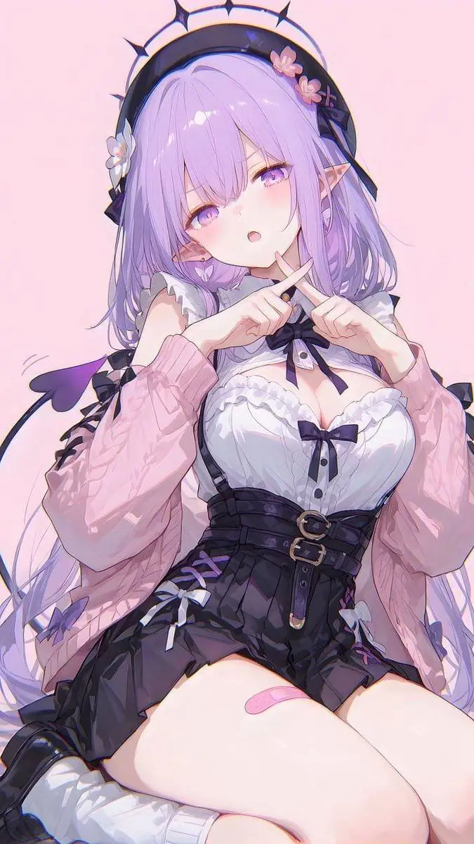 ai character: 𖤍ꕥVioletꕥ𖤍 background