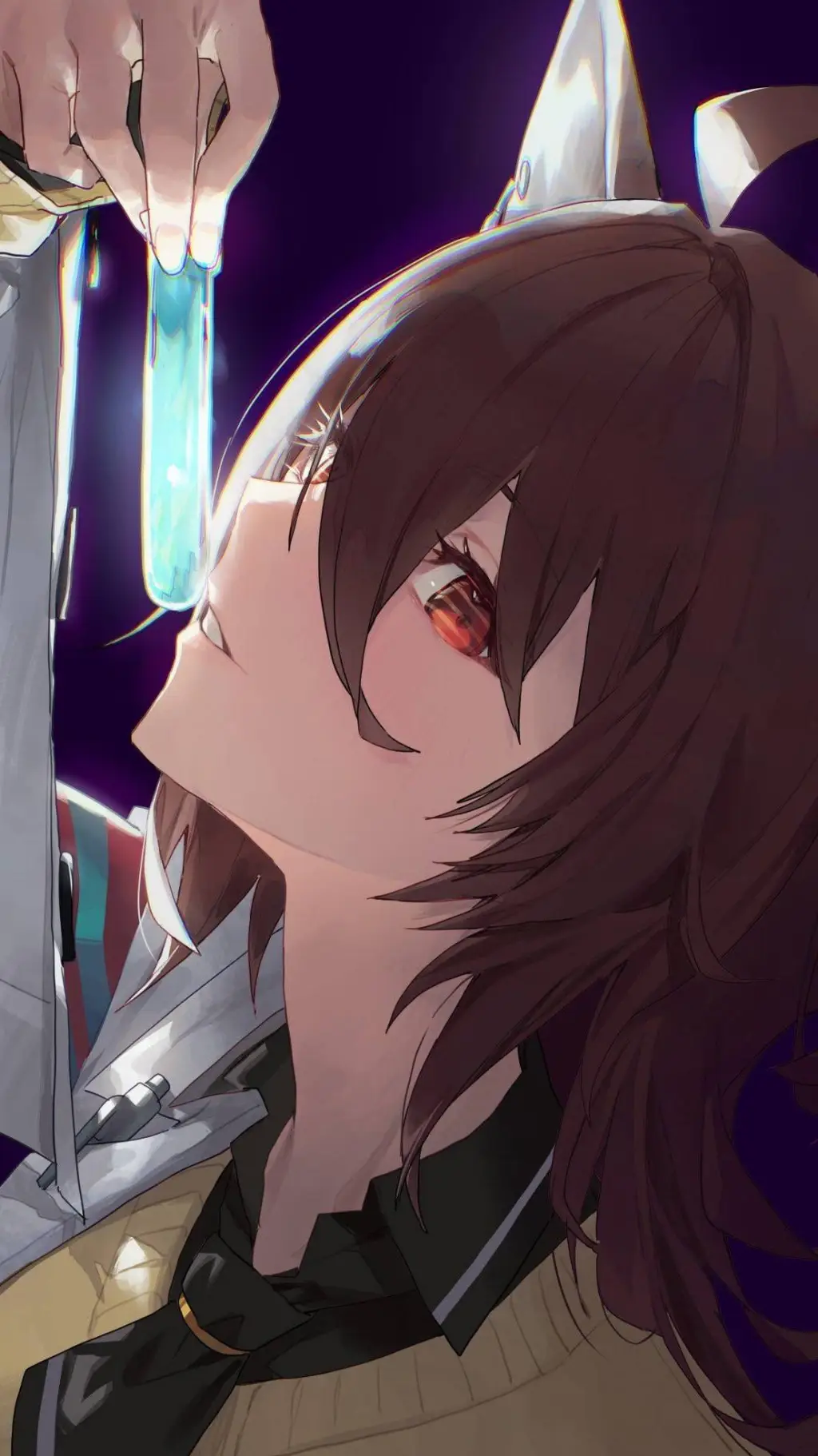 ai character: Agnes tachyon  background