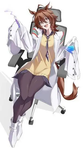 ai character: Agnes tachyon (in) background