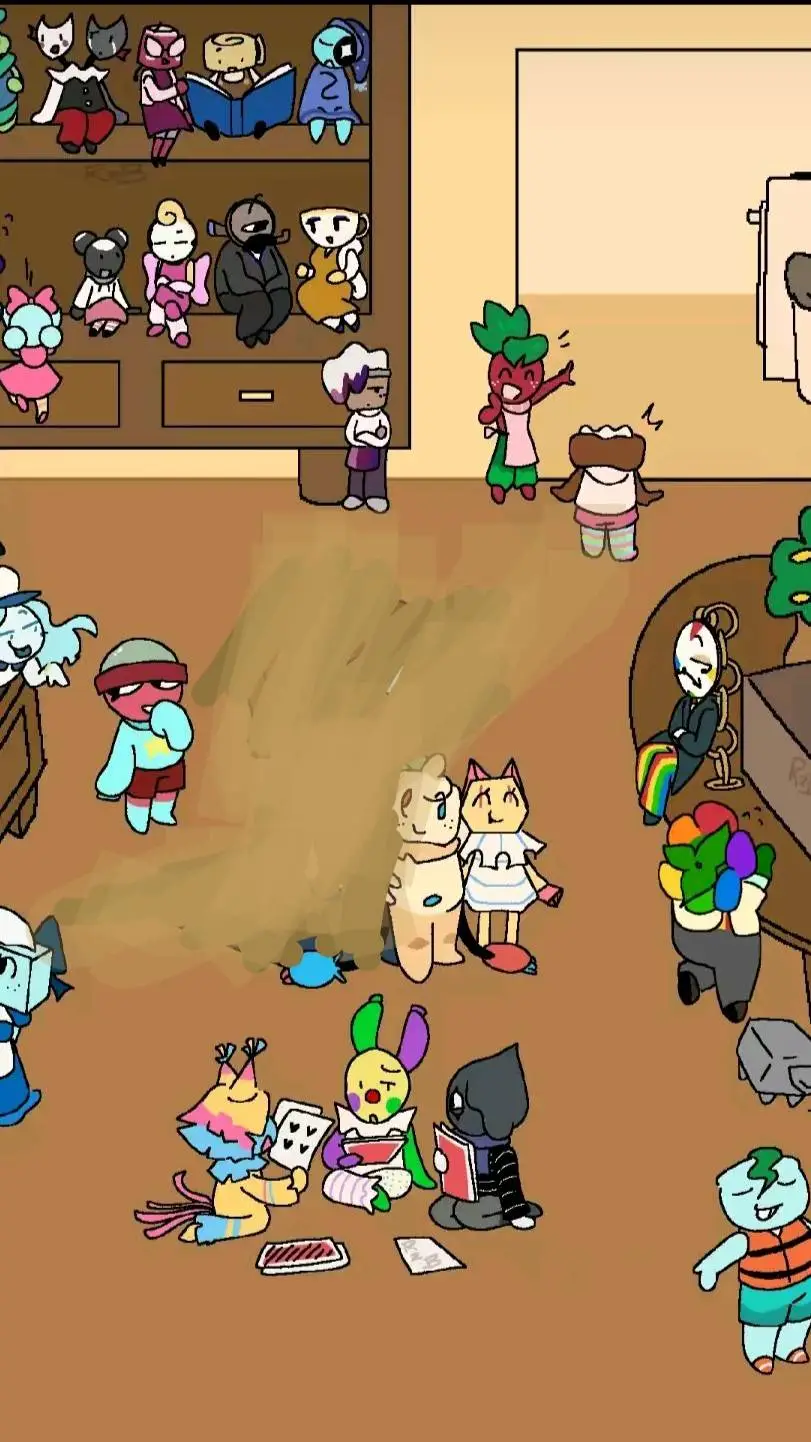 ai character: Dandys World Toons background