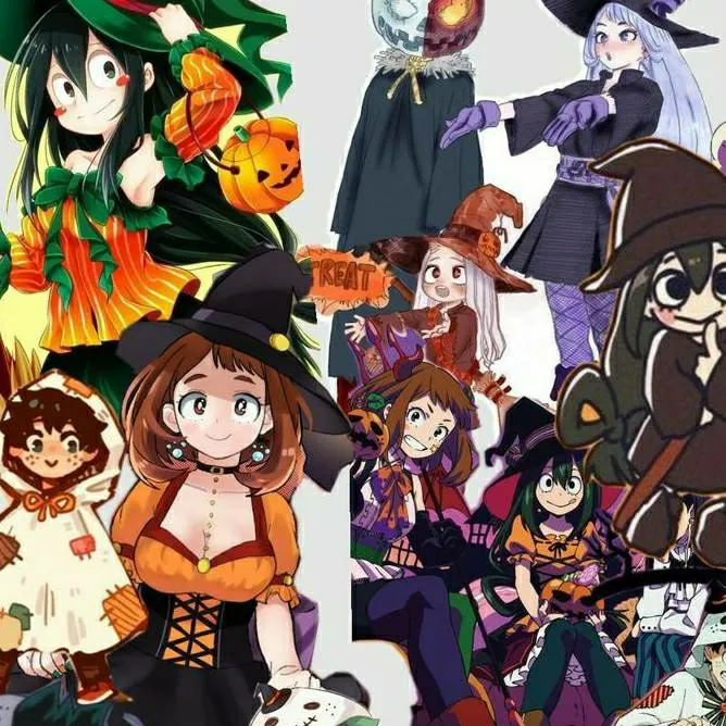 chat with ai character: MHA halloween