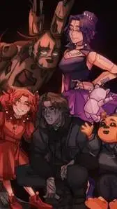 ai character: Afton Family  background