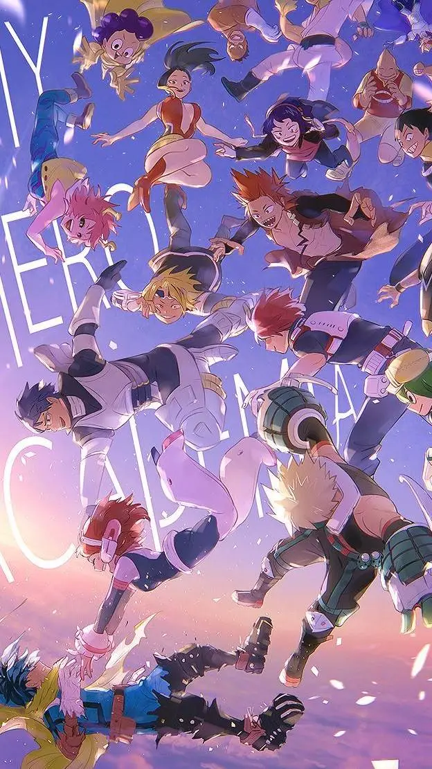 ai character: MHA sleep over background