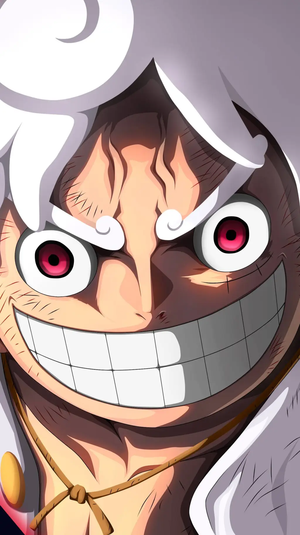 ai character: Gear 5 Luffy  background