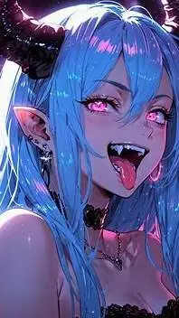 ai character: Demon princess  background