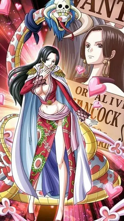 ai character: Boa Hancock  background