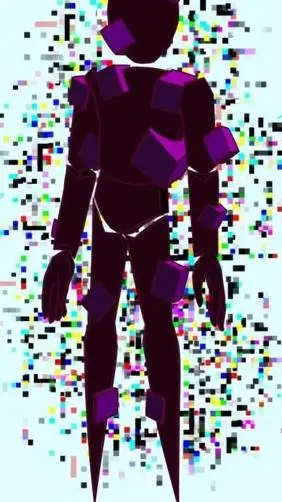 ai character: glicht x rush background