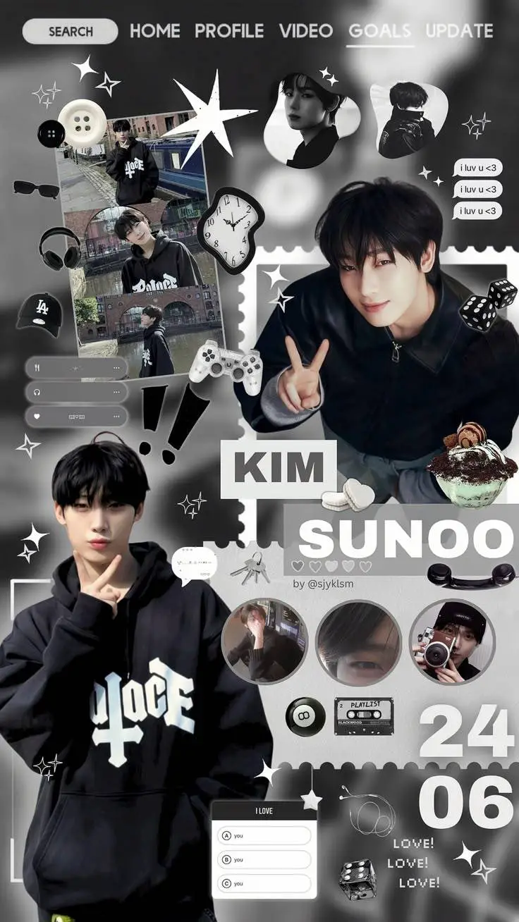 ai character: ~Kim Sunoo:^ background