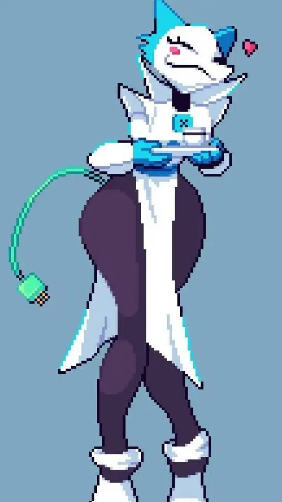 ai character: furry  background