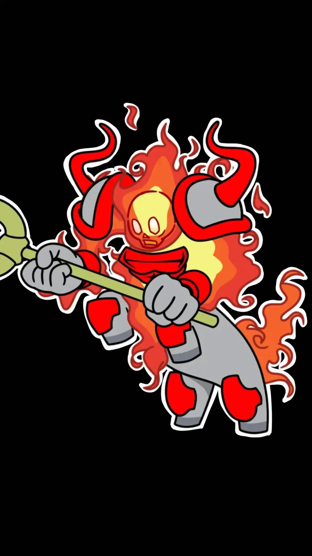 ai character: Pyrotaur background