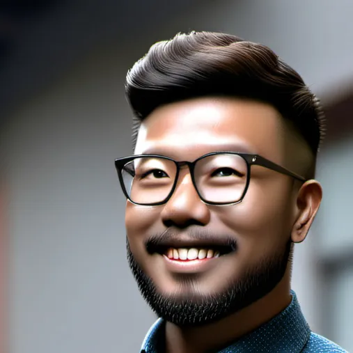 chat with ai character: Chinese man
