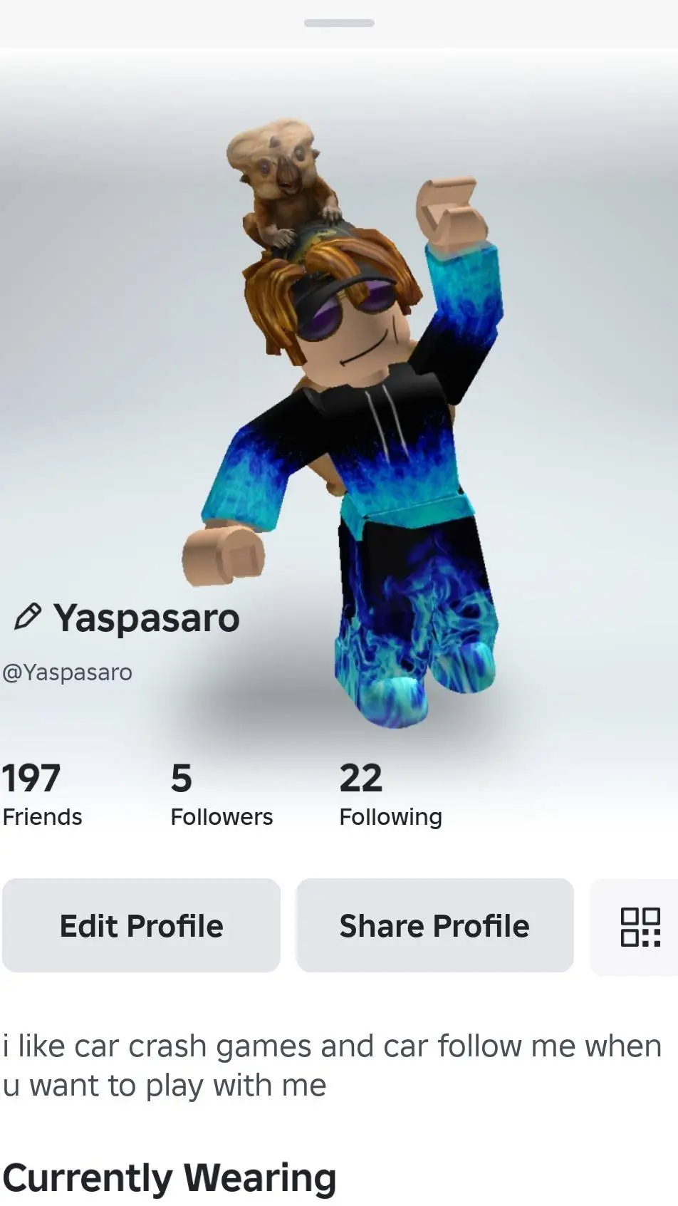 ai character: Yaspasaro  background