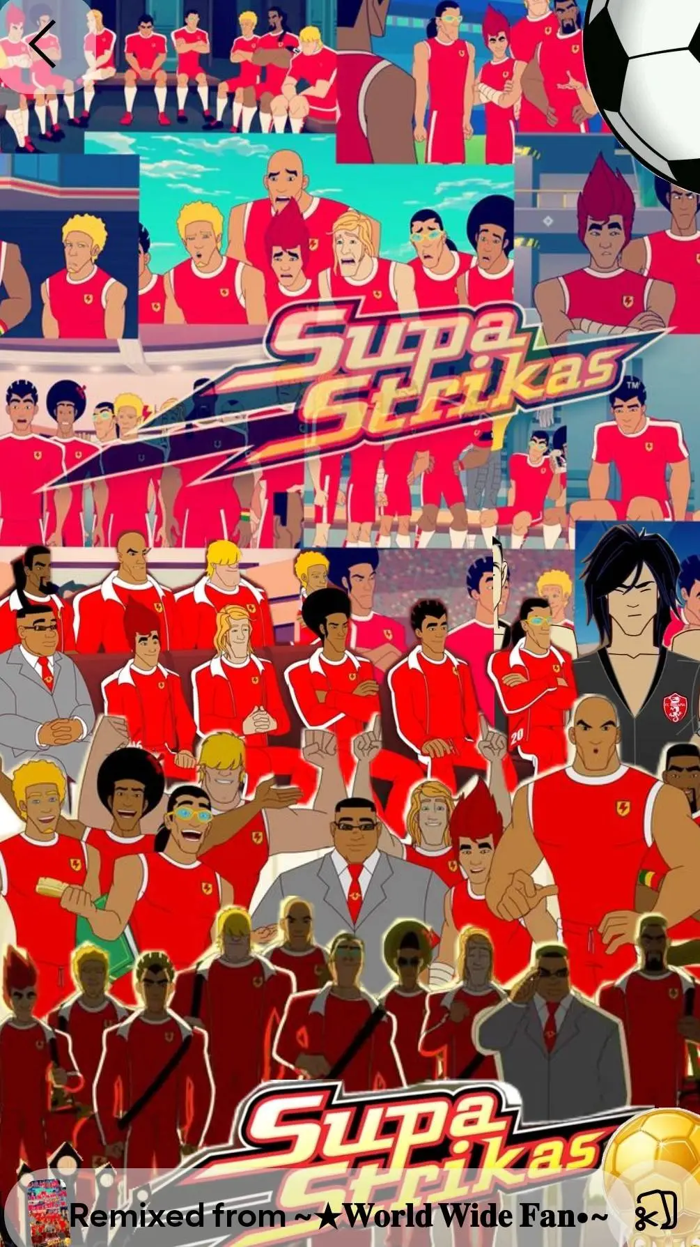 ai character: Supa Strikas background