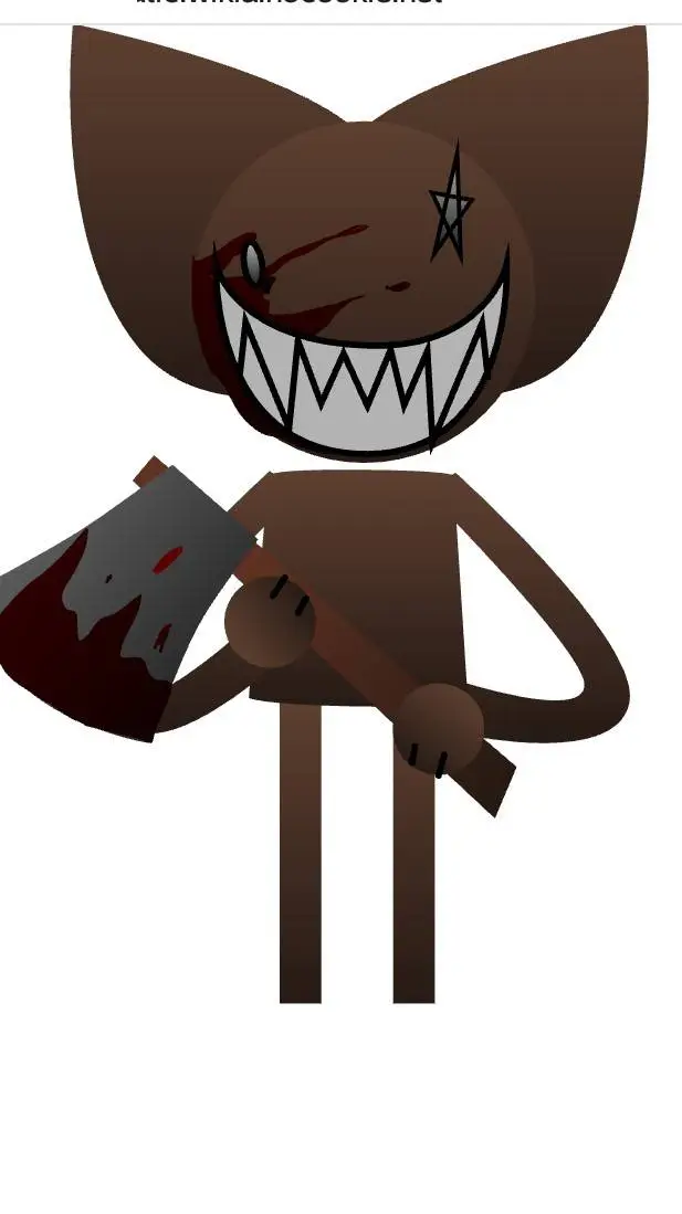 ai character: horror doort(kats) background