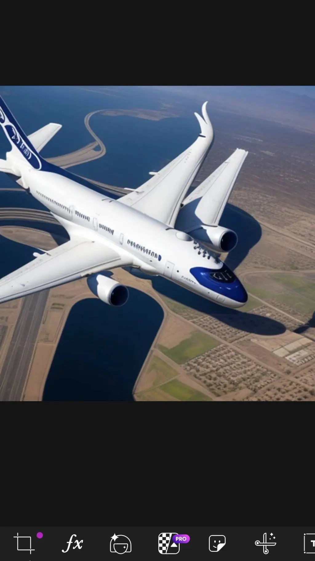 ai character: airport beluga  background