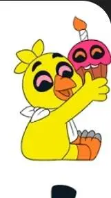 ai character: Baby chica  background