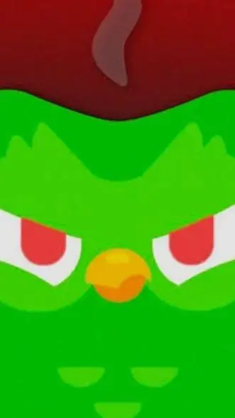 ai character: 🤬Duolingo😡 background