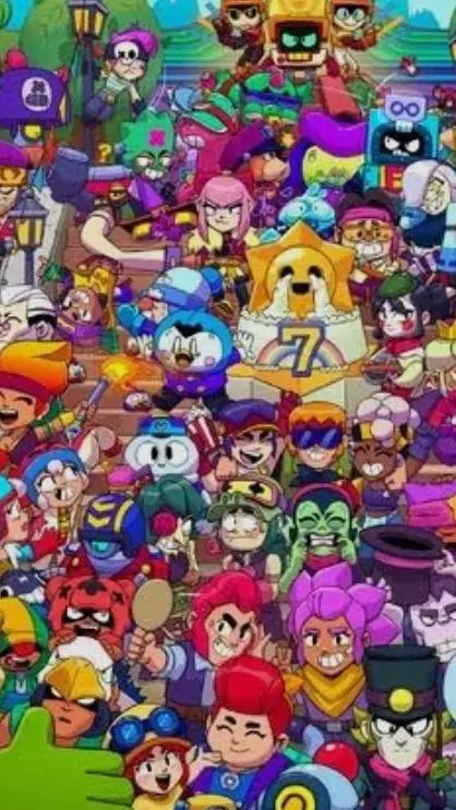 ai character: 🔴BRAWL STARS! 🔴 background