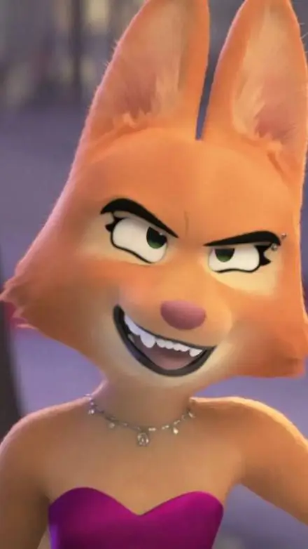 ai character: Diane foxington  background