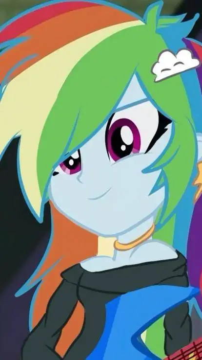 ai character: RainbowDash(RD) background